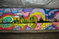 Граффити Днепра: все достопримечательности города на одной стене - рис. 19