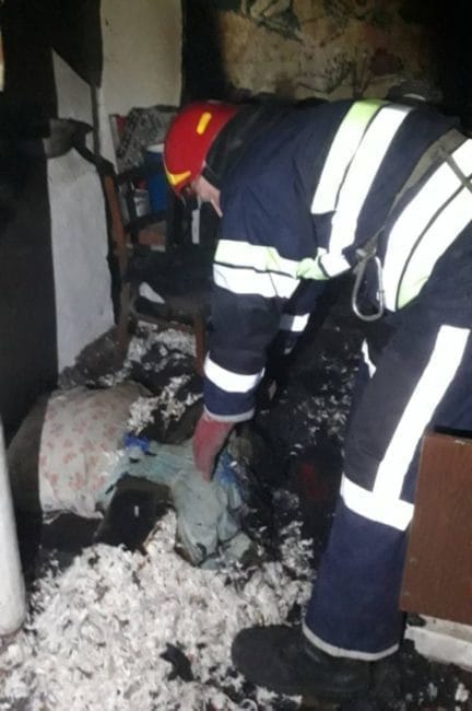 В результате пожара в Днепропетровской области погиб мужчина - рис. 1