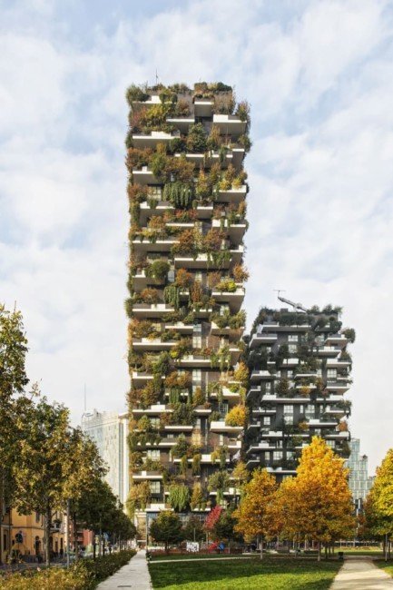 Архитектор из Италии превращает небоскрёбы в «вертикальные леса» - рис. 2