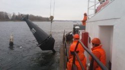 На реке Днепр сняли навигационную обстановку (фото) - рис. 16
