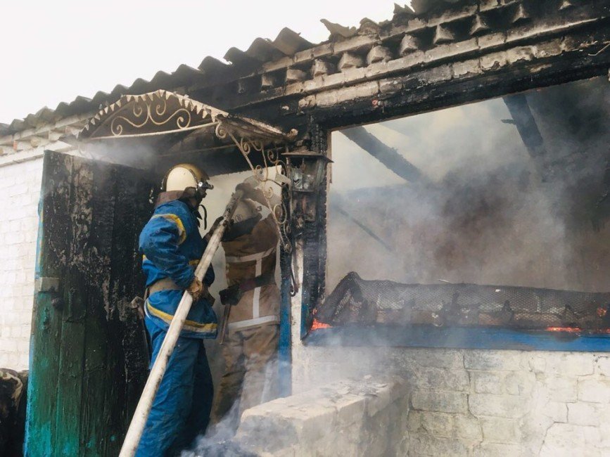 На Днепропетровщине произошел пожар: пострадала женщина - рис. 1