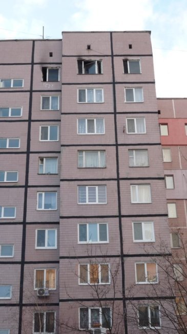 В Днепре на проспекте Героев в многоэтажке случился пожар - рис. 2