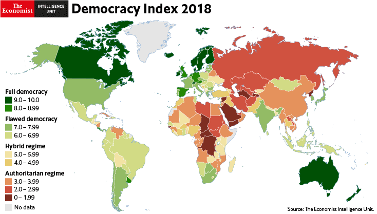 В 2018 году Украина закрепила за собой статус страны с «гибридной» демократией - рис. 3