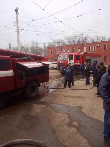 В Днепре произошел пожар в трамвайном депо - рис. 2