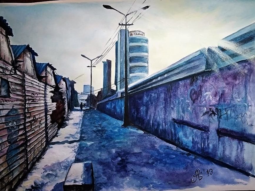 Лужи и грязь Днепра без прикрас: картины города от Алексея Бутенко - рис. 5
