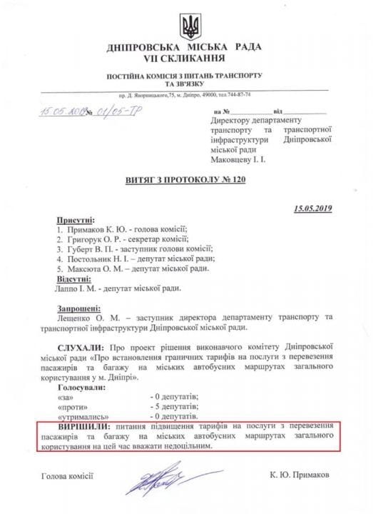 В Днепре депутаты проголосовали против повышения цены на проезд в маршрутках - рис. 1