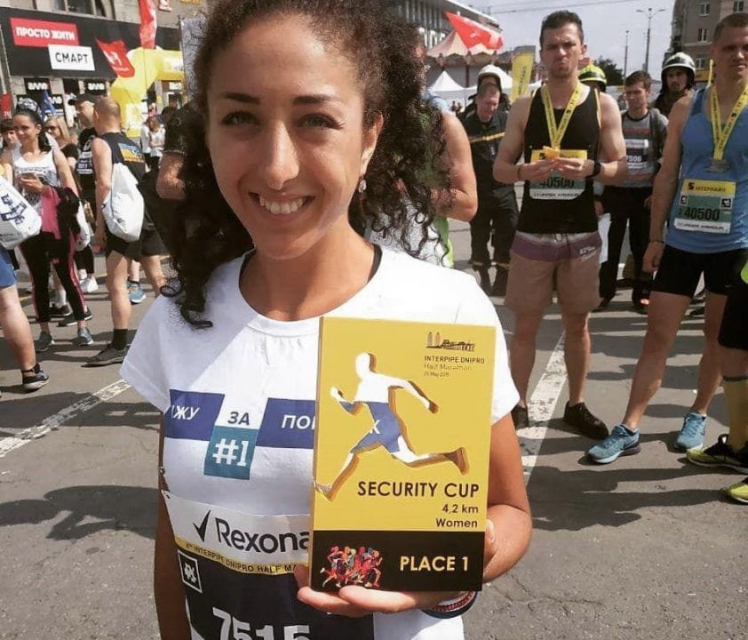 В Днепре сотрудница полиции заняла первое место в забеге Security Cup - рис. 1
