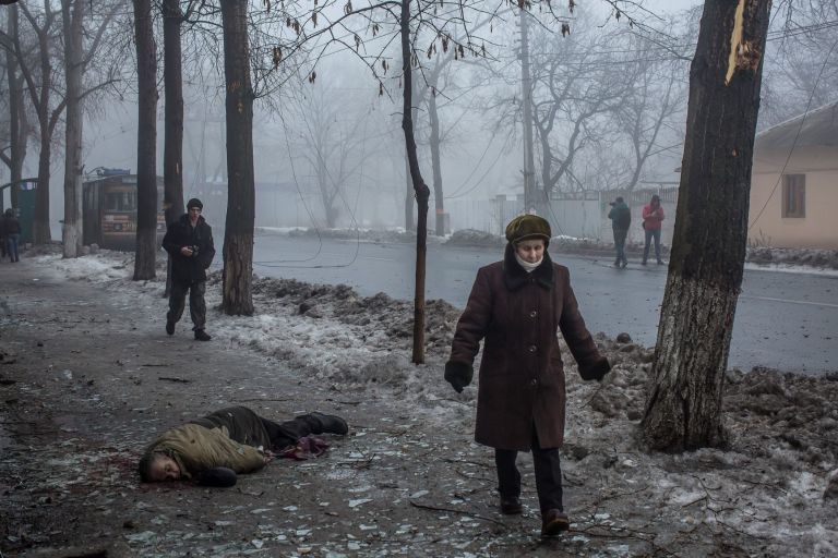 В Кривом Роге показали работы американского фотографа о войне на Востоке Украины - рис. 4