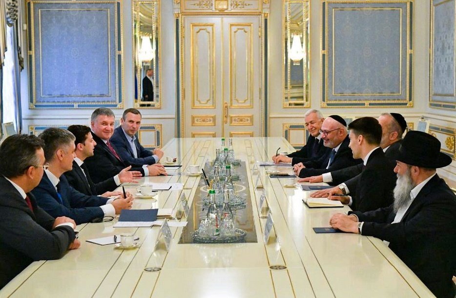 Президент Зеленский встретился с главой МИДа Израиля и главным раввином Днепра - рис. 1
