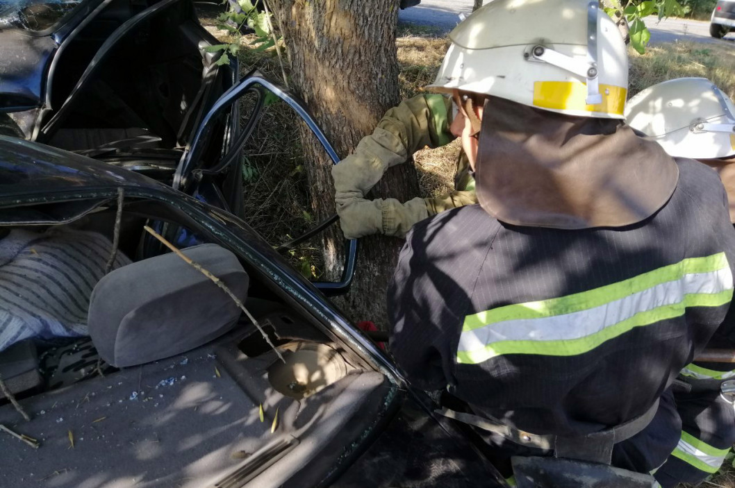 В Днепропетровской области автомобиль врезался в дерево: есть пострадавшие - рис. 2