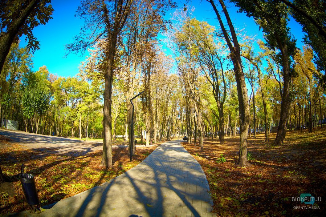 Осенний парк имени Юрия Гагарина в Днепре: как он выглядит сейчас - рис. 8