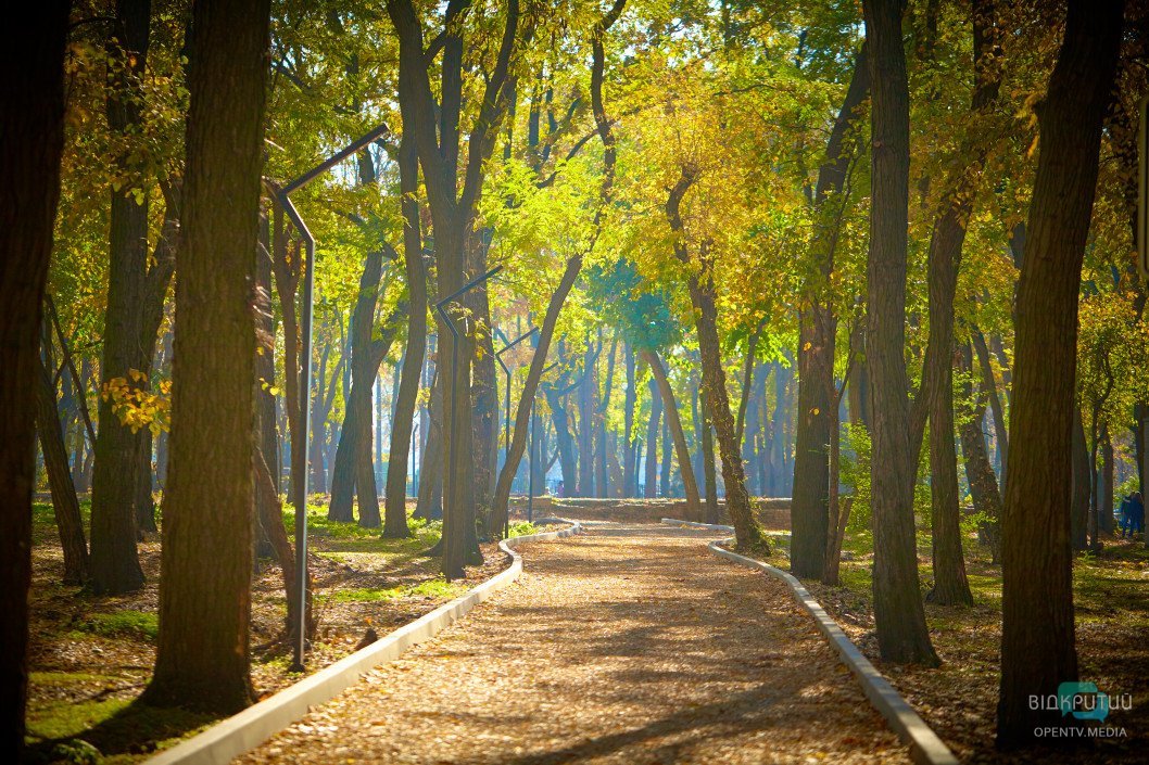 Осенний парк имени Юрия Гагарина в Днепре: как он выглядит сейчас - рис. 16