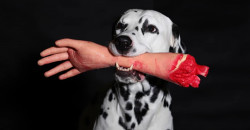 В ожидании Хэллоуина: кинолог из Днепра устроила собакам фотосессию в стиле хоррор - рис. 17