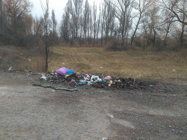 Последствия возгорания мусорных баков на Березановке.