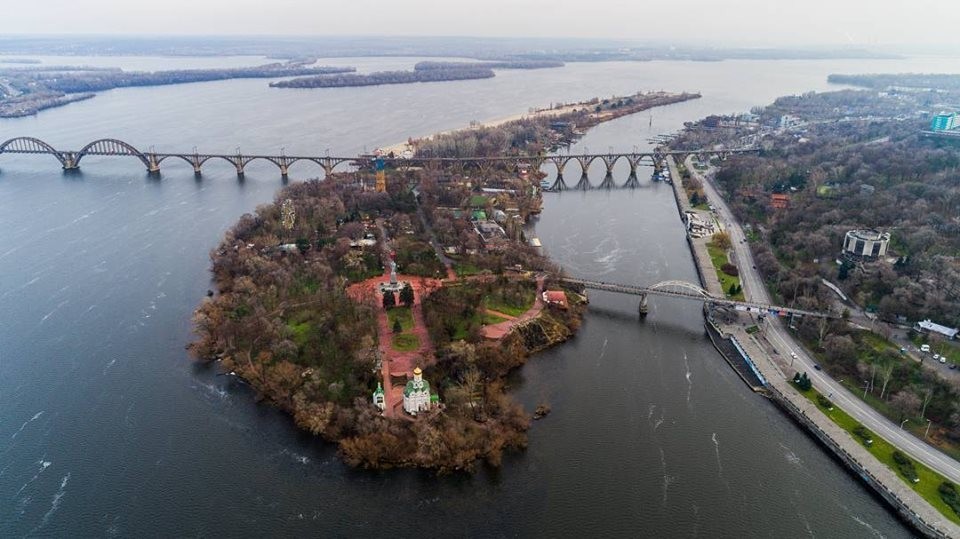 Современный вид Монастырского острова