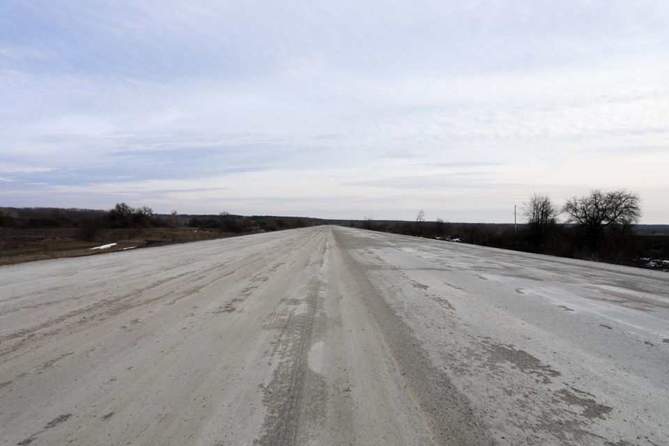 Строительство автомагистрали "Днепр-Решетиловка" в Полтавской области