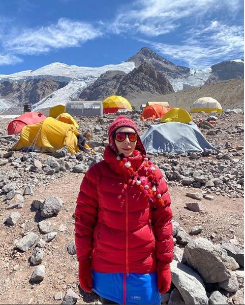 Марина Филатова рассказала о том, как "штурмует" высочайшую гору в Андах (ФОТО) - рис. 1