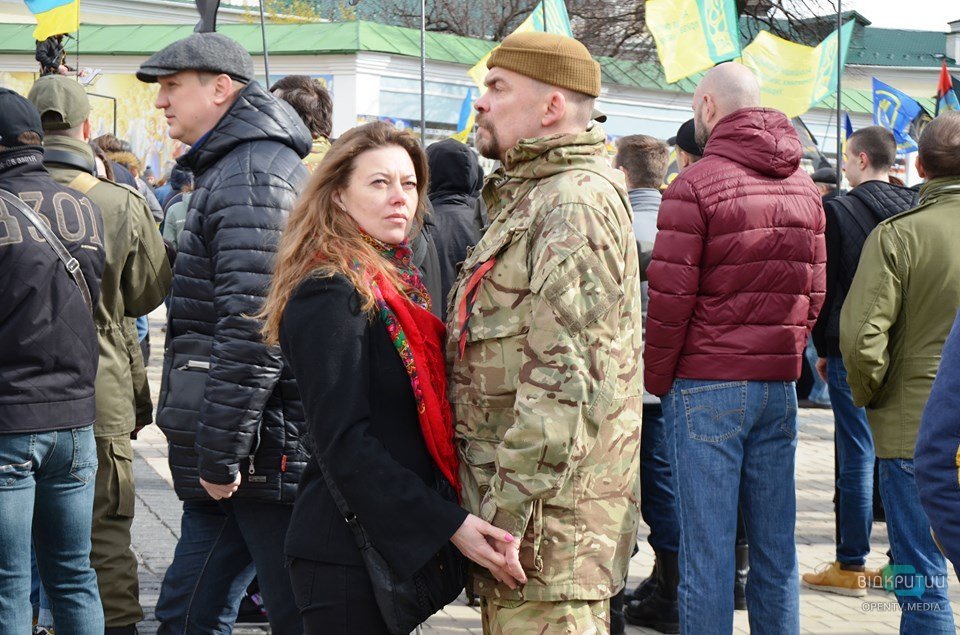Як у Києві пройшов марш Добровольців (ФОТОРЕПОРТАЖ) - рис. 9
