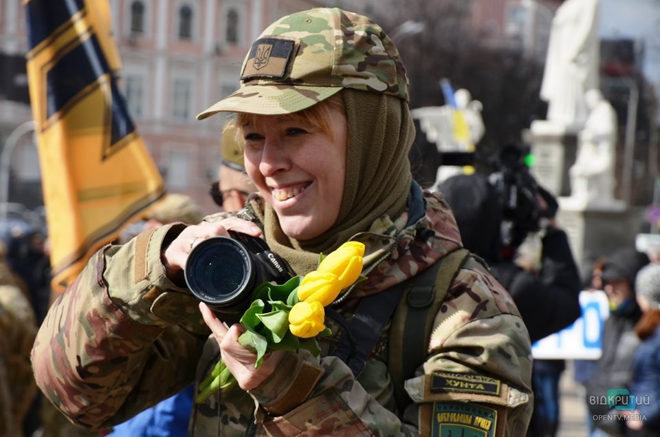 Як у Києві пройшов марш Добровольців (ФОТОРЕПОРТАЖ) - рис. 7