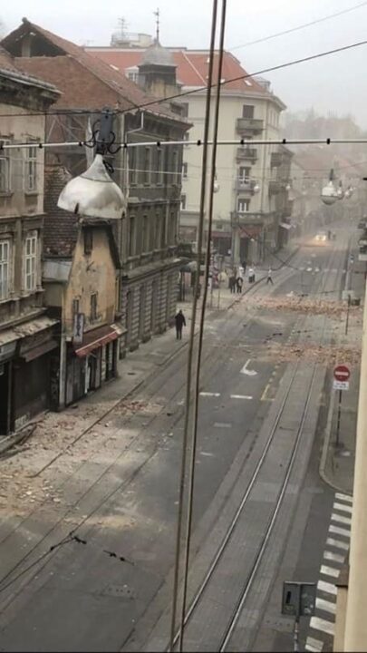 Сильнейшее землетрясение в Хорватии: природный катаклизм разрушил столицу Загреб