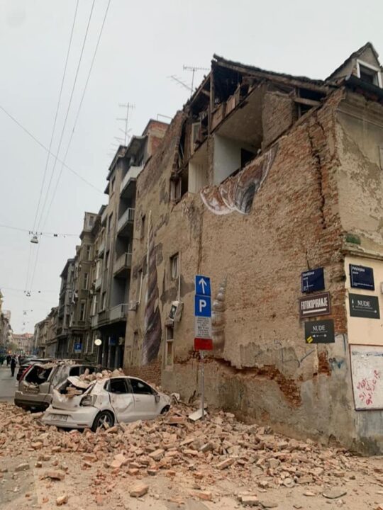 Сильнейшее землетрясение в Хорватии: природный катаклизм разрушил столицу Загреб