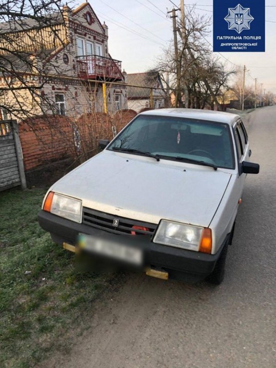 Почти получилось: в Днепре полиция задержала пьяных угонщиков