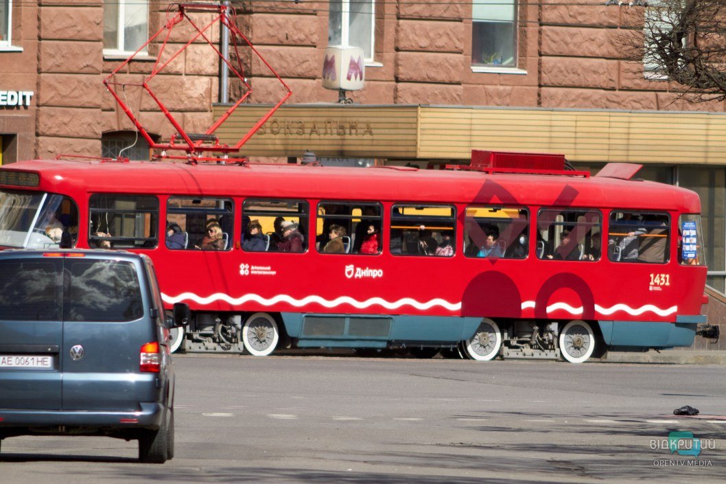 Единый дизайн днепровских трамваев 