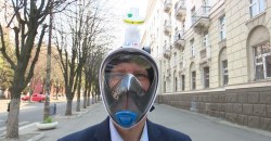 Маска для дайвинга против коронавируса