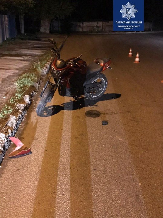 В Днепре вор угнал мотоцикл на глазах у хозяина