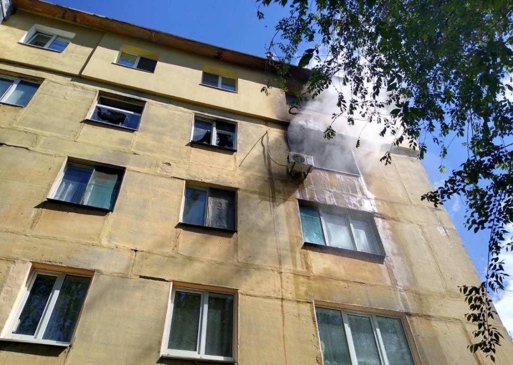 В Днепре во время пожара погибла женщина (ФОТО, ВИДЕО)