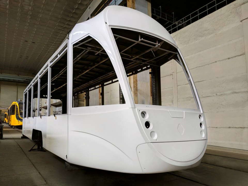 В Днепре спроектировали новый комфортабельный трамвай - рис. 1