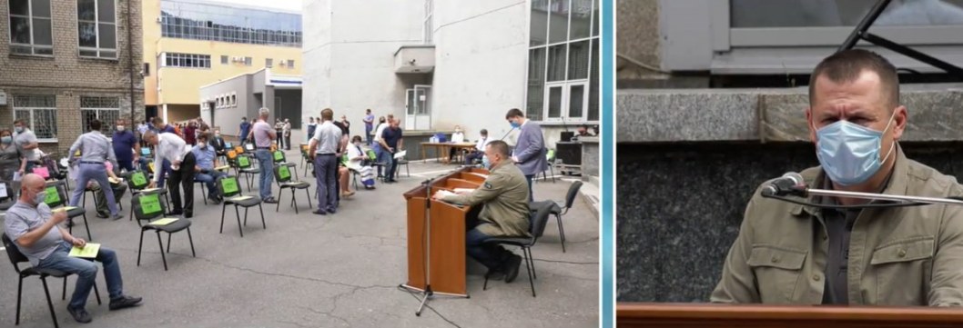 В масках и без прессы: в Днепре стартовала сессия горсовета - рис. 1