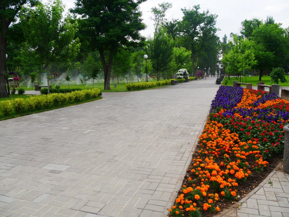 В парках Покрова создали уникальные цветочные клумбы (ФОТО) - рис. 5