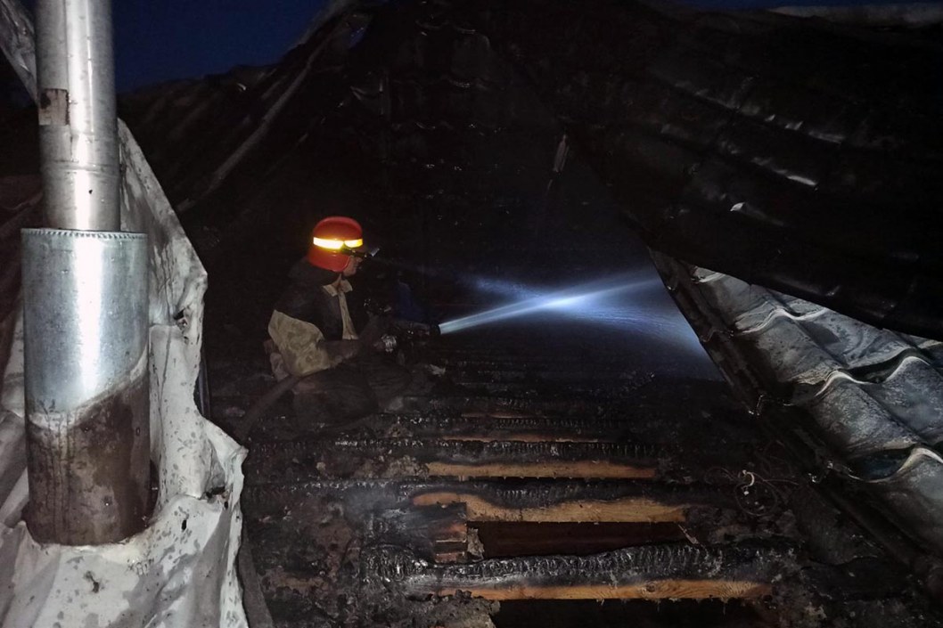 Поддали жару: под Днепром загорелась баня - рис. 1