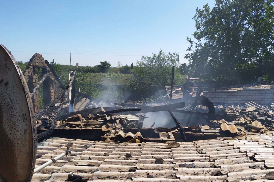 Пожар пгт Покровское
