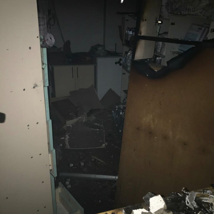 Пожар в супермаркете Варус Кривой Рог