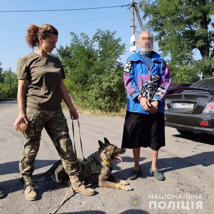 На Днепропетровщине полицейский пёс помог задержать убийцу 71-летней пенсионерки - рис. 1