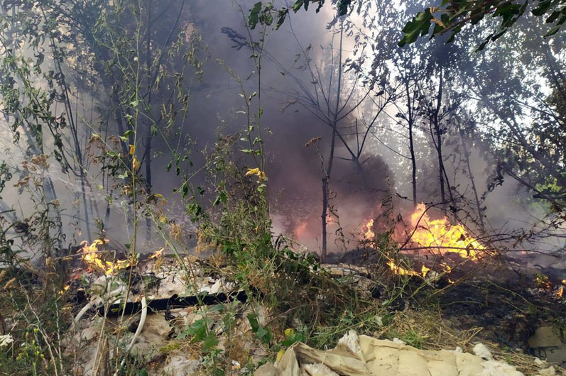 Спасатели сутки тушили пожары на территории Павлограда и Терновки - рис. 4