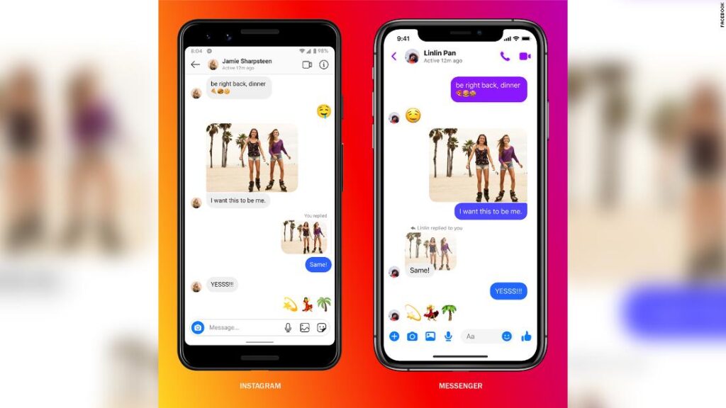 Вместо Instagram Direct — Messenger: компания Facebook объединила чаты - рис. 1