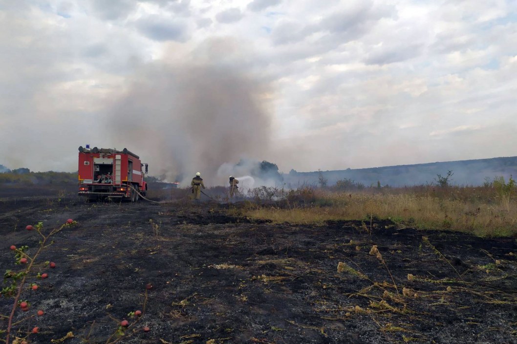 Спасатели Днепропетровщины продолжают тушить пожары в Луганской области - рис. 3