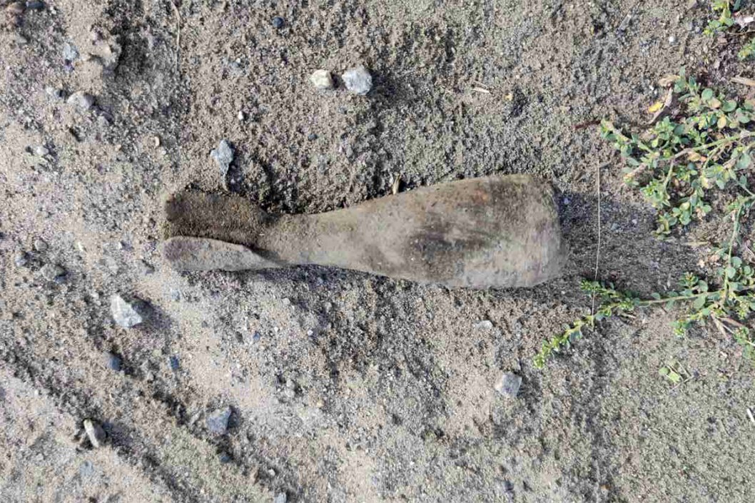 На Днепропетровщине мужчина обнаружил мину на собственном дворе - рис. 1