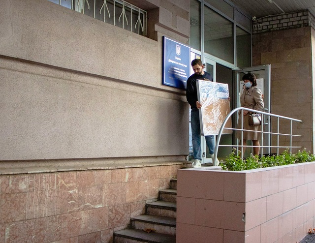 В Днепре председатели ОСМД получают специальные доски для объявлений - рис. 7