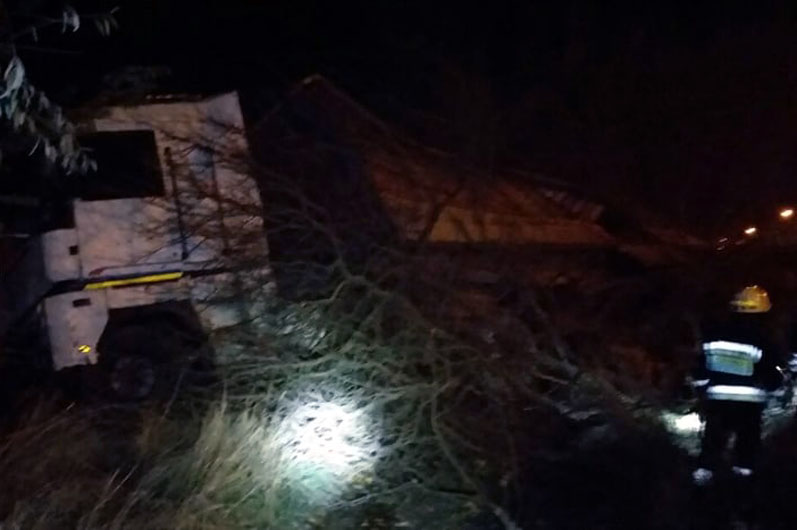 Под Днепром перевернулся грузовик с курами - рис. 2