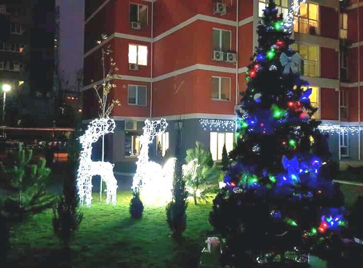 В Днепре во дворе многоэтажки "поселились" олени (ФОТО) - рис. 4