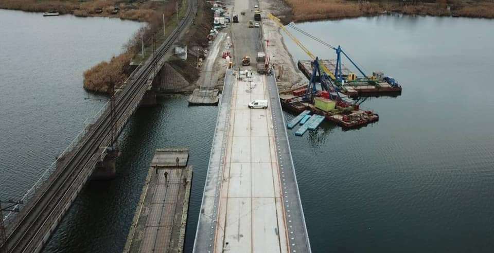 Под Никополем завершили реконструкцию моста через Чертомлык - рис. 1