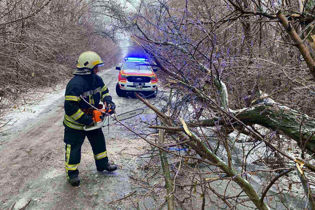 Поваленные деревья и застрявшие машины: днепровские спасатели боролись с последствиями непогоды - рис. 2