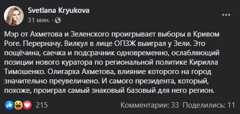 Альтернативный экзит-пол по выборам в Кривом Роге: кандидат от "Слуги народа" проиграл - рис. 1