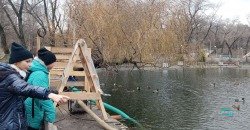 В днепровском парке Глобы озеро снова вышло из берегов (ФОТО) - рис. 15
