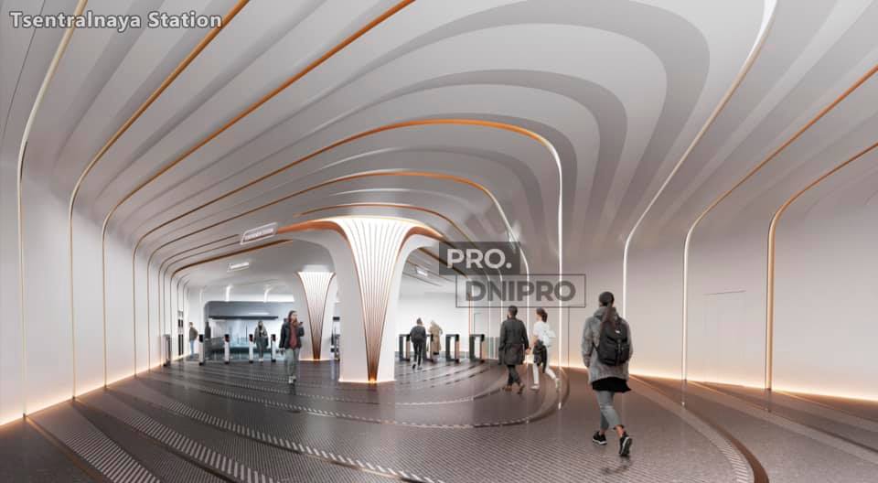 Как в фантастических фильмах: в Днепре показали, как будут выглядеть станции метро изнутри - рис. 4