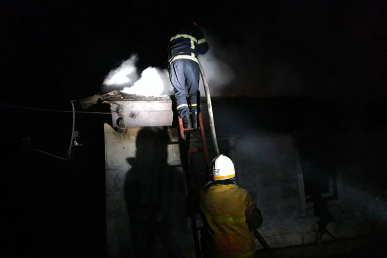 В Петропавловском районе во время пожара погиб мужчина - рис. 1